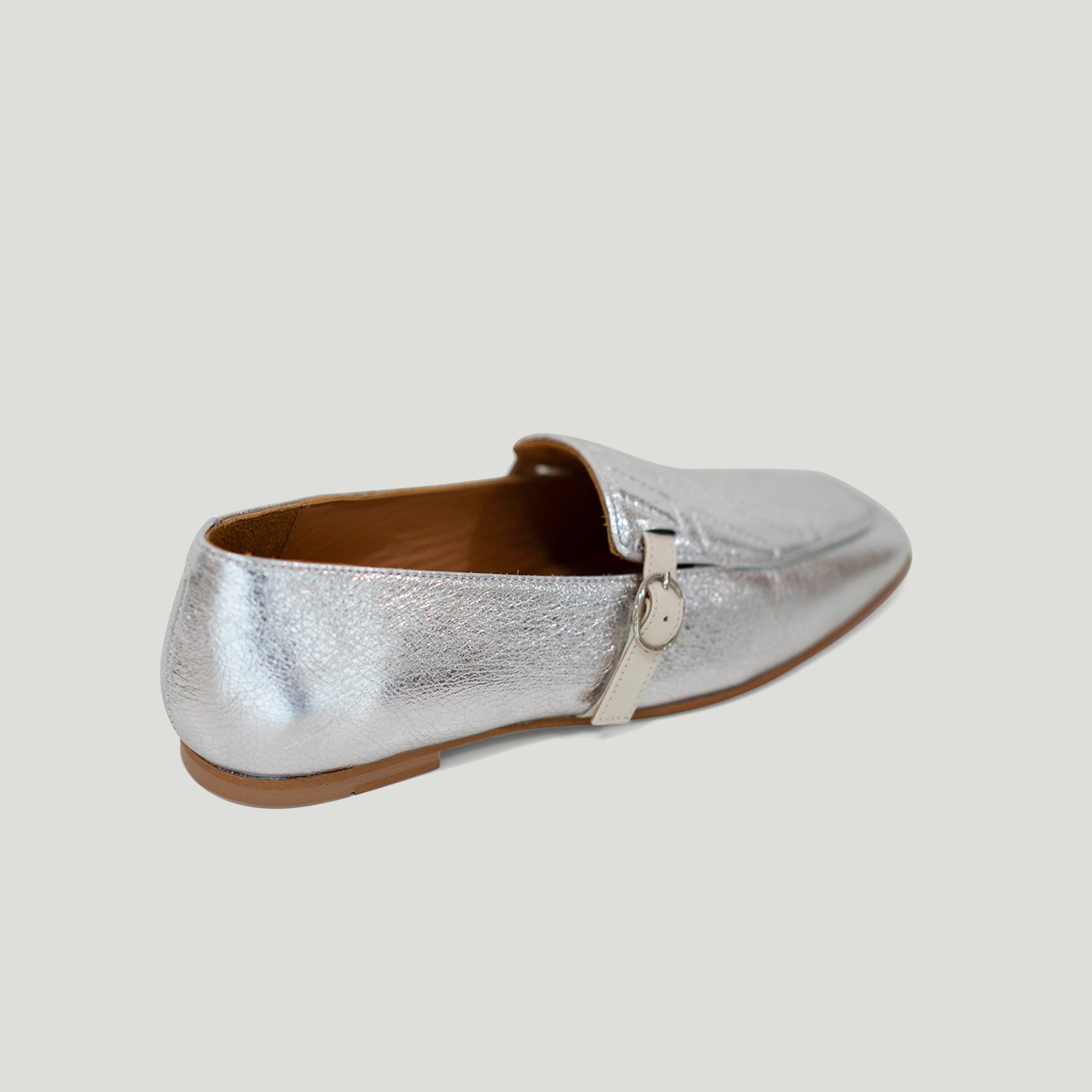 Amber silver loafer - THUNA