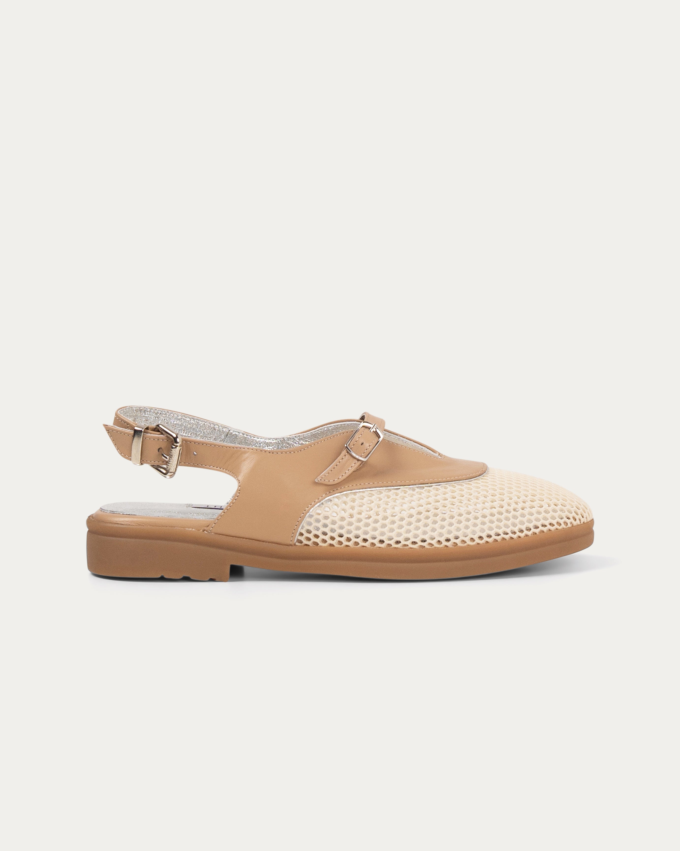 Aurora beige sandal - THUNA