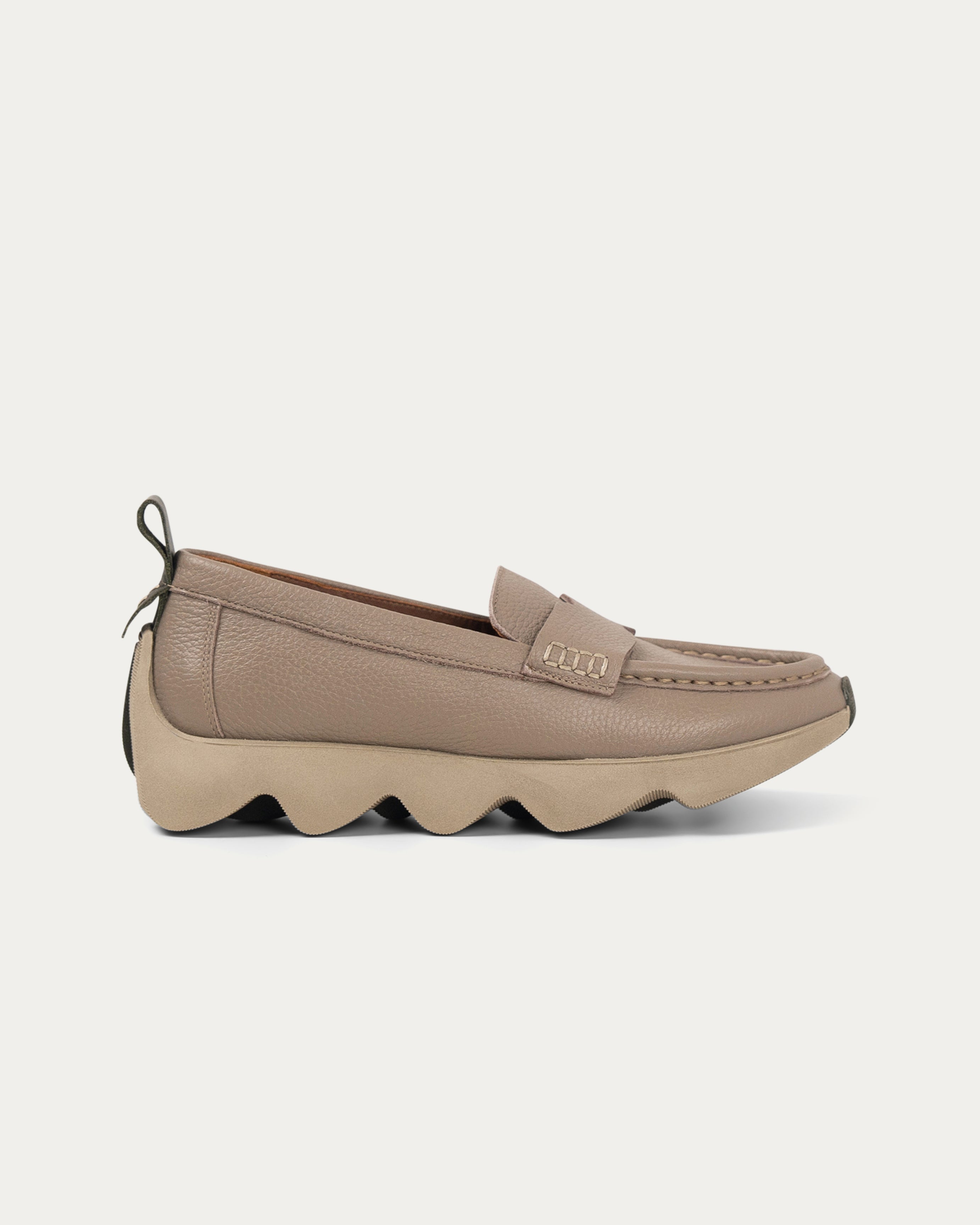 Dahlia olive loafer - THUNA