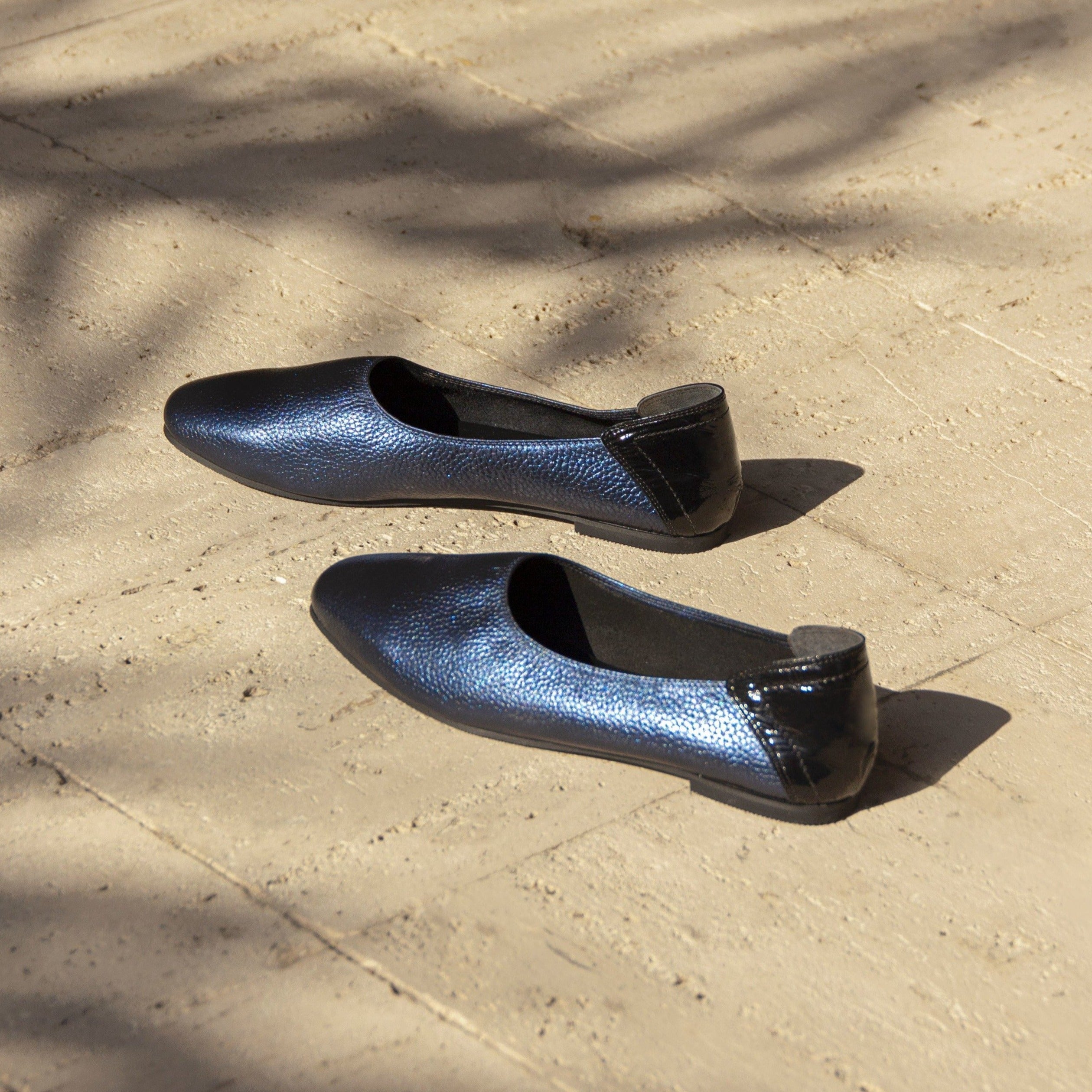 Lia blue loafer - Shoes - THUNA