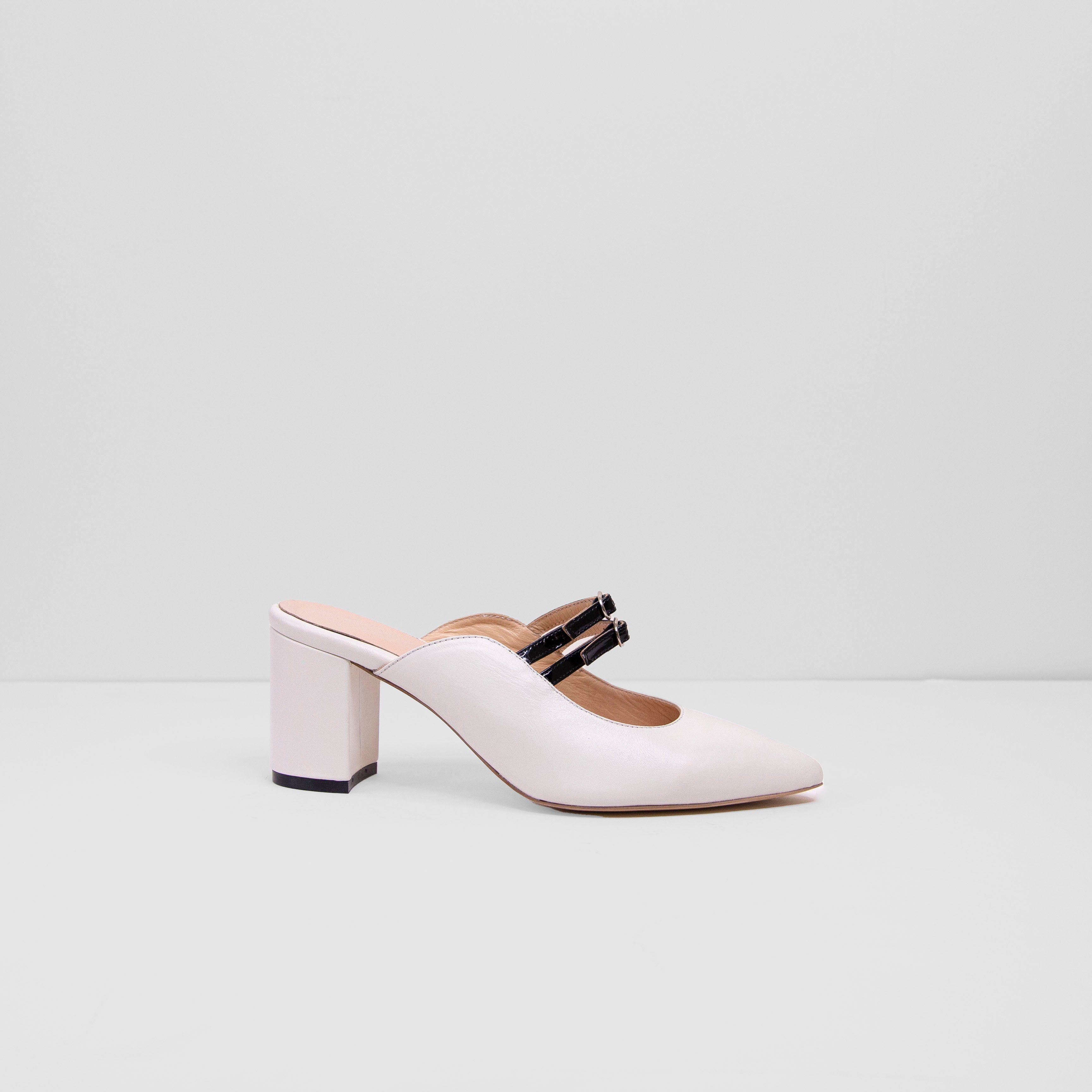 Lora cream heel - THUNA