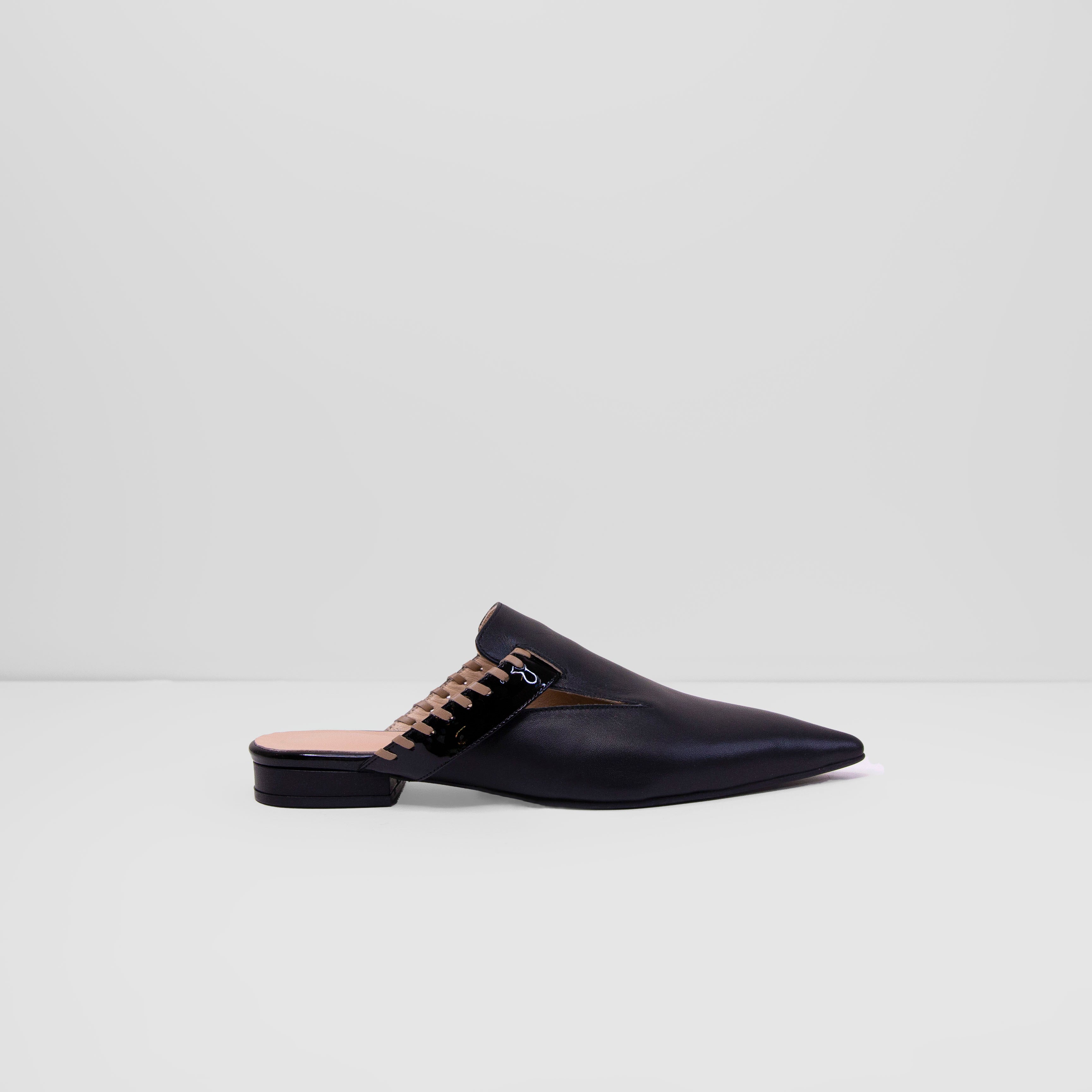 Nala black mule - THUNA