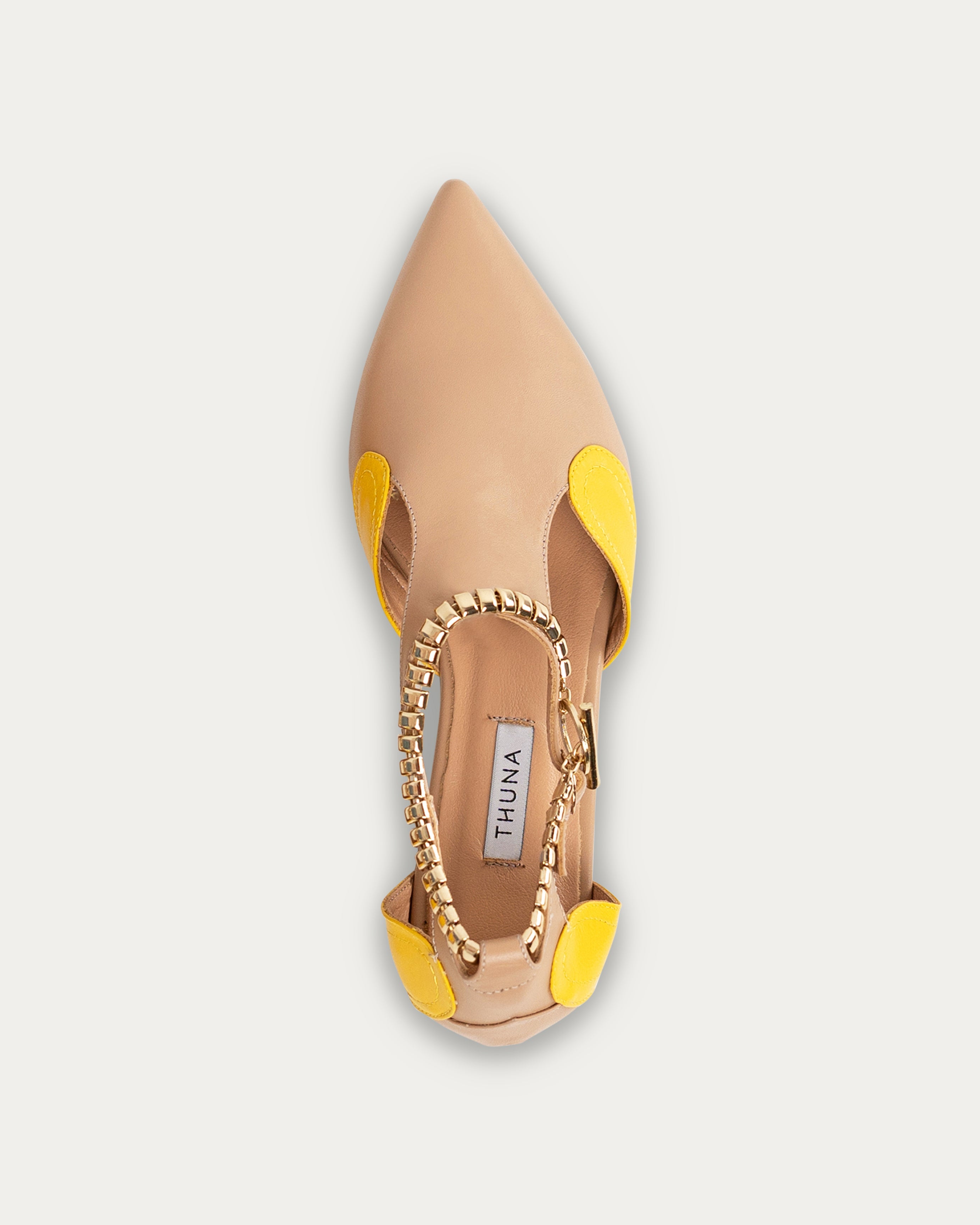 Nuwair beige sandal - THUNA