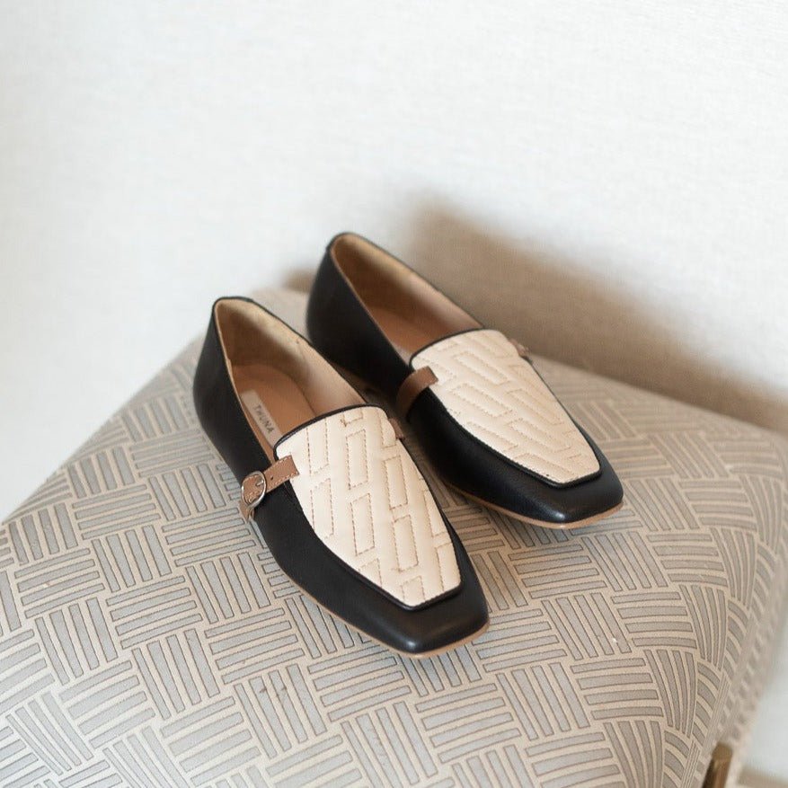 Amber black loafer - THUNA