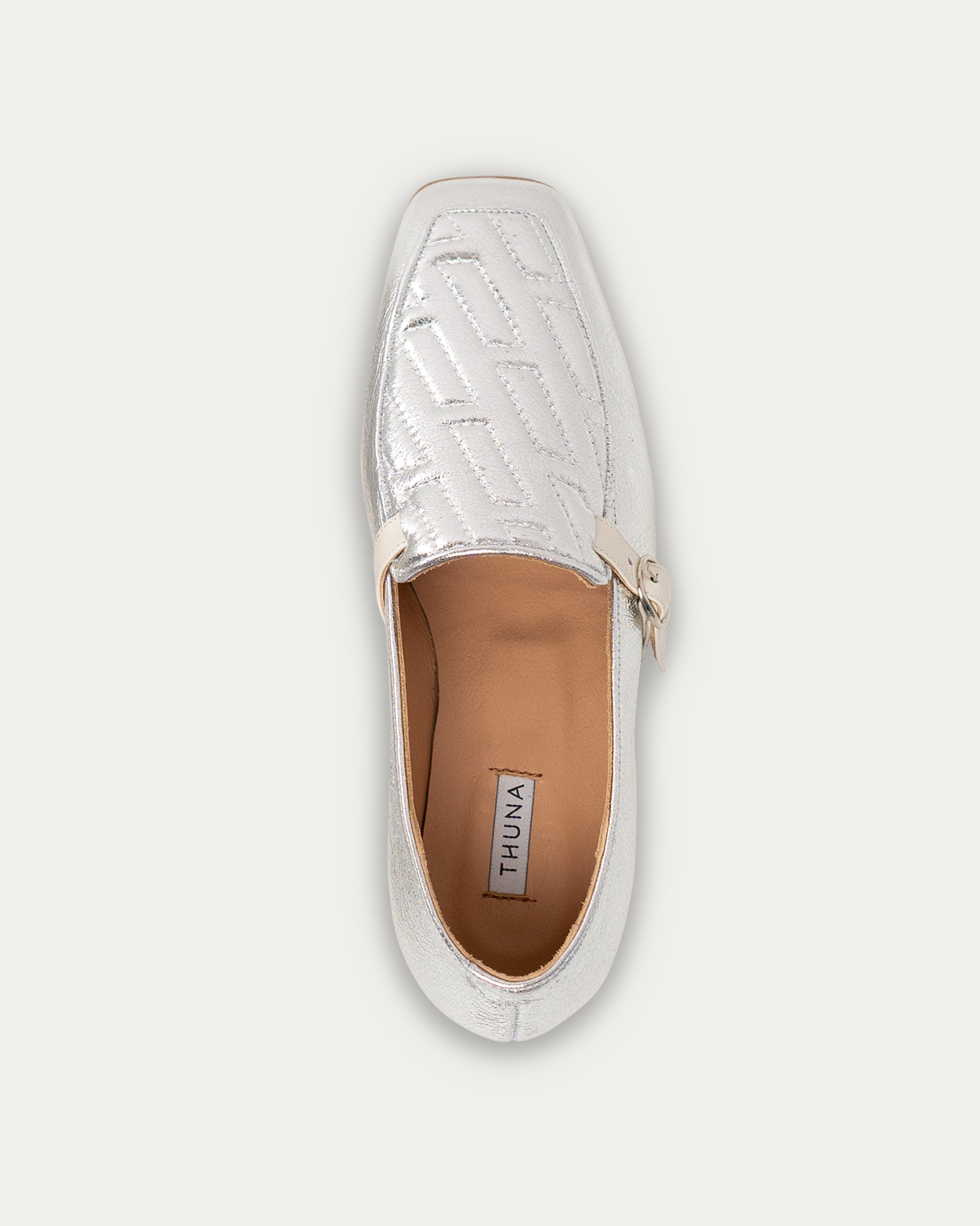 Amber silver loafer - THUNA