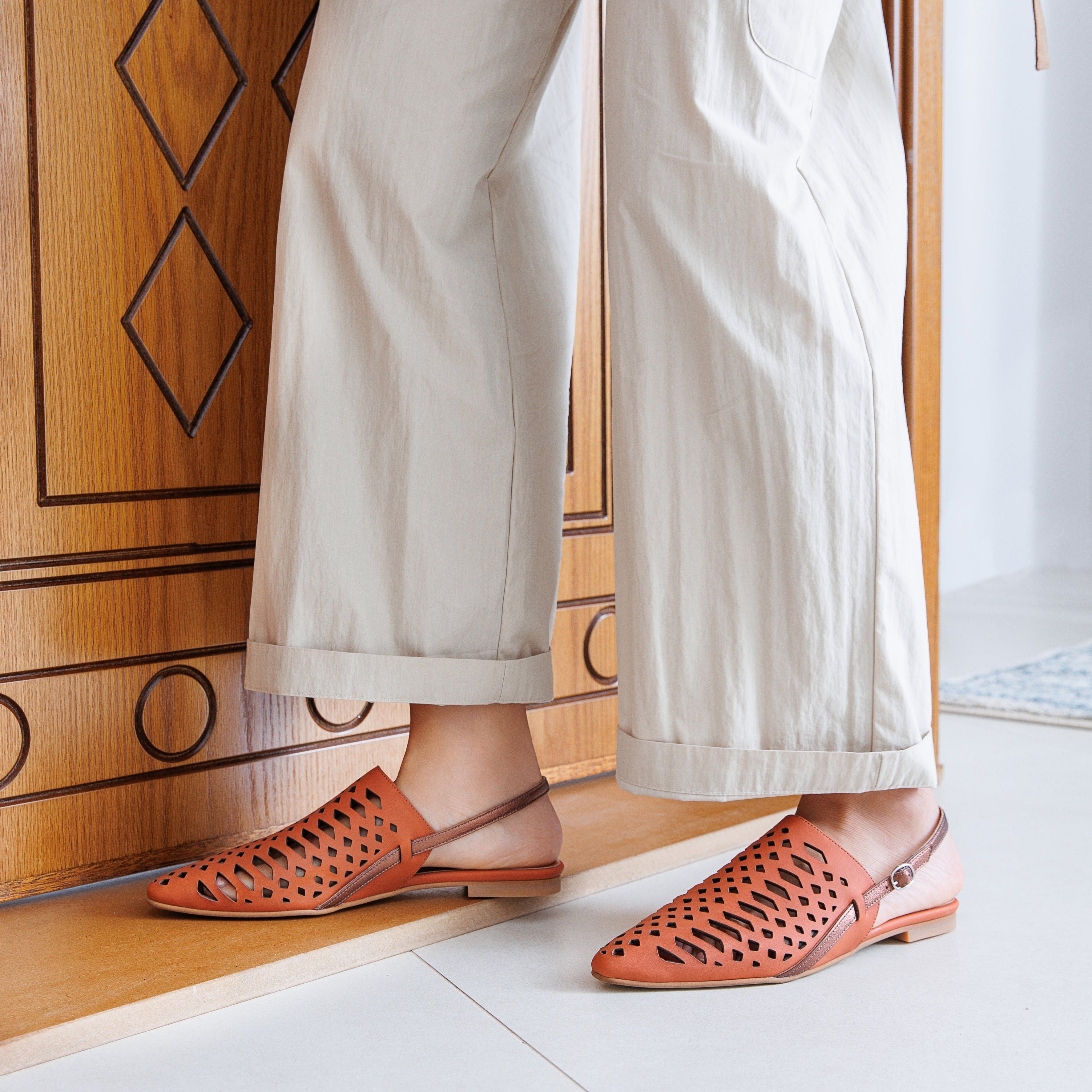 Shadan terracotta sandal - sandal - THUNA