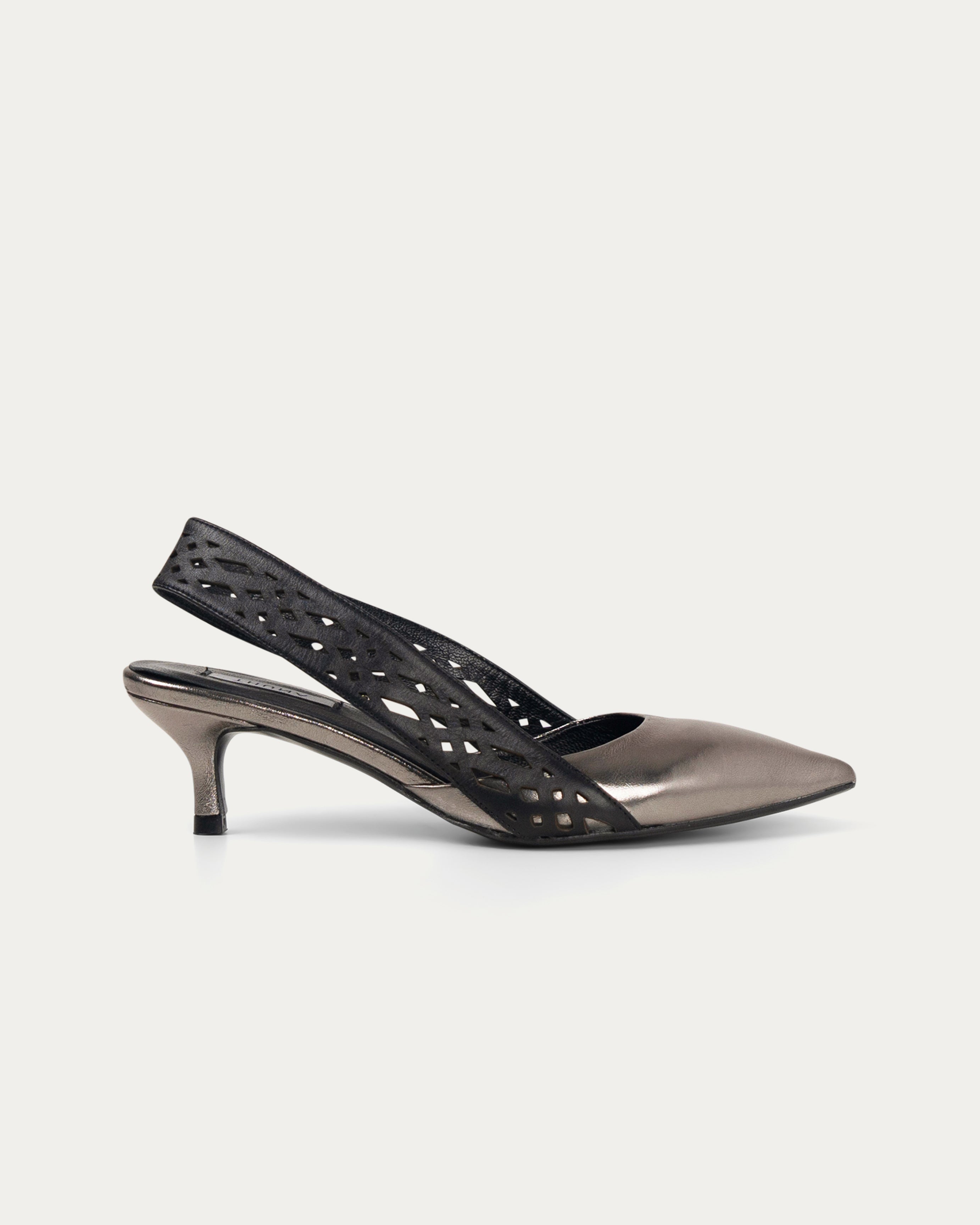 Wisal silver heel - heel - THUNA