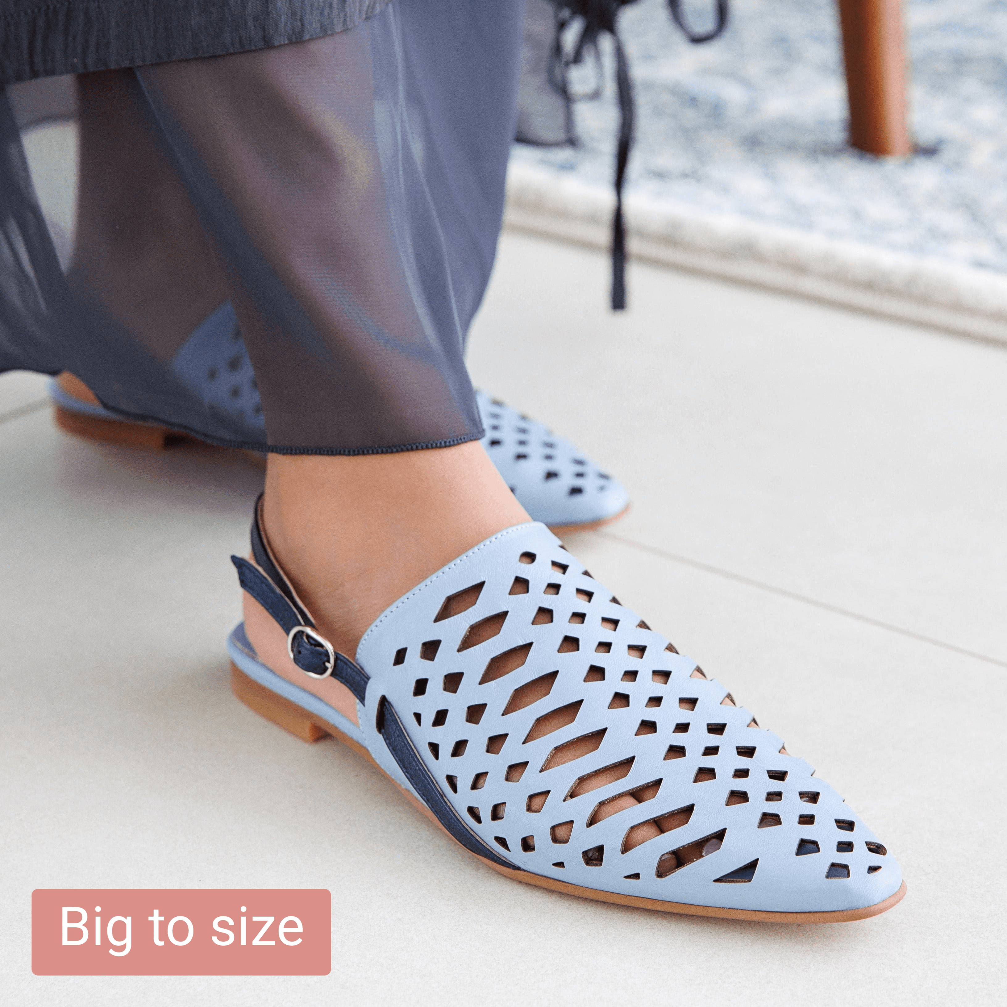 Shadan blue sandal - sandal - THUNA