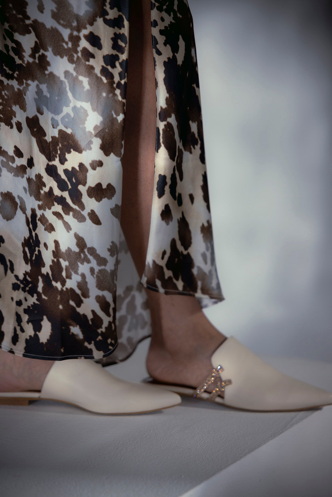 Selin cream - mule - Thuna - Shoes - Kuwait 